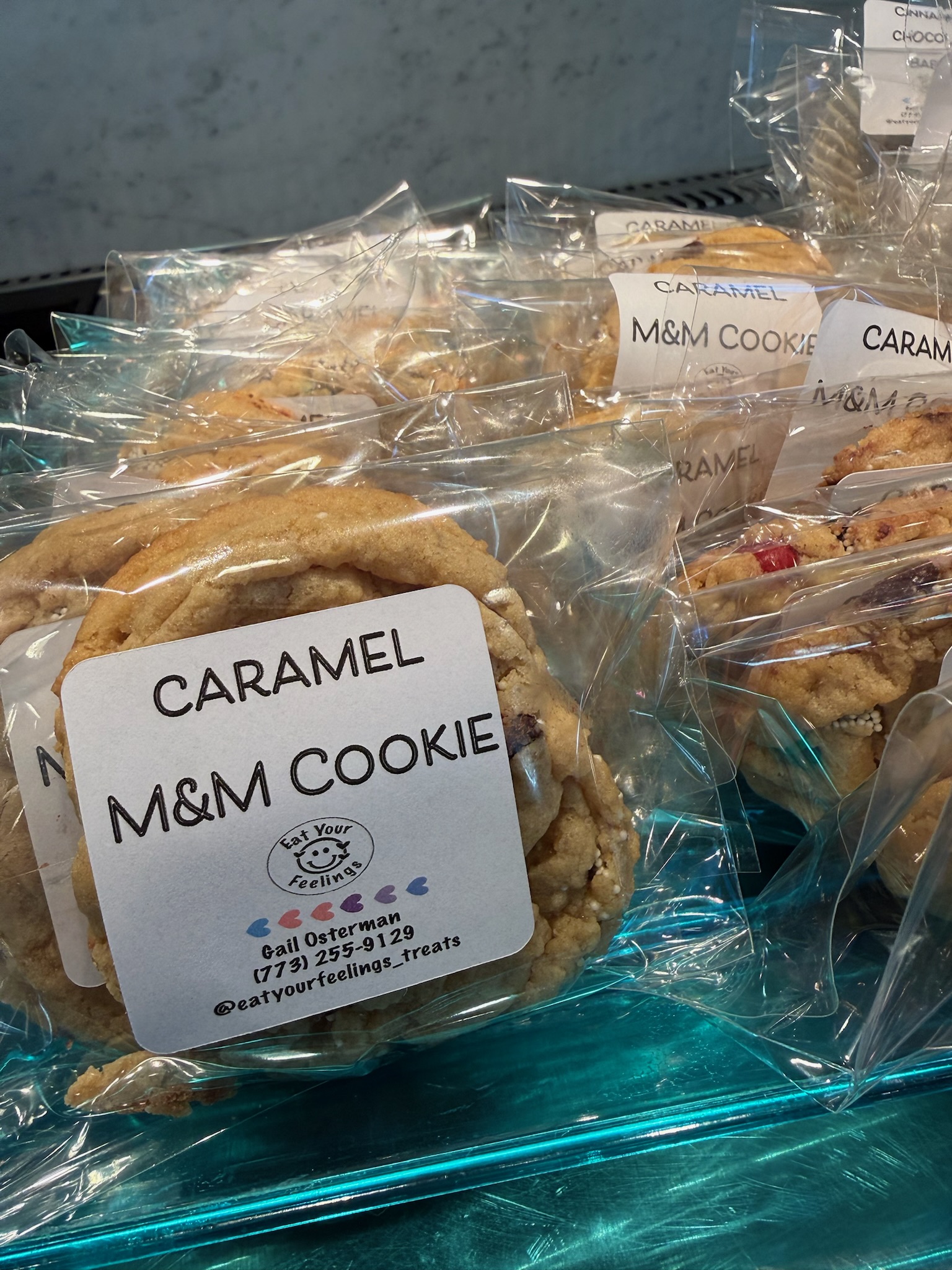 Individually wrapped cookies