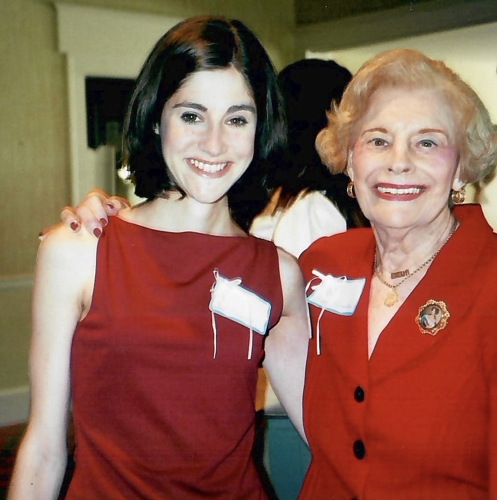 Gail with Grandma Evie